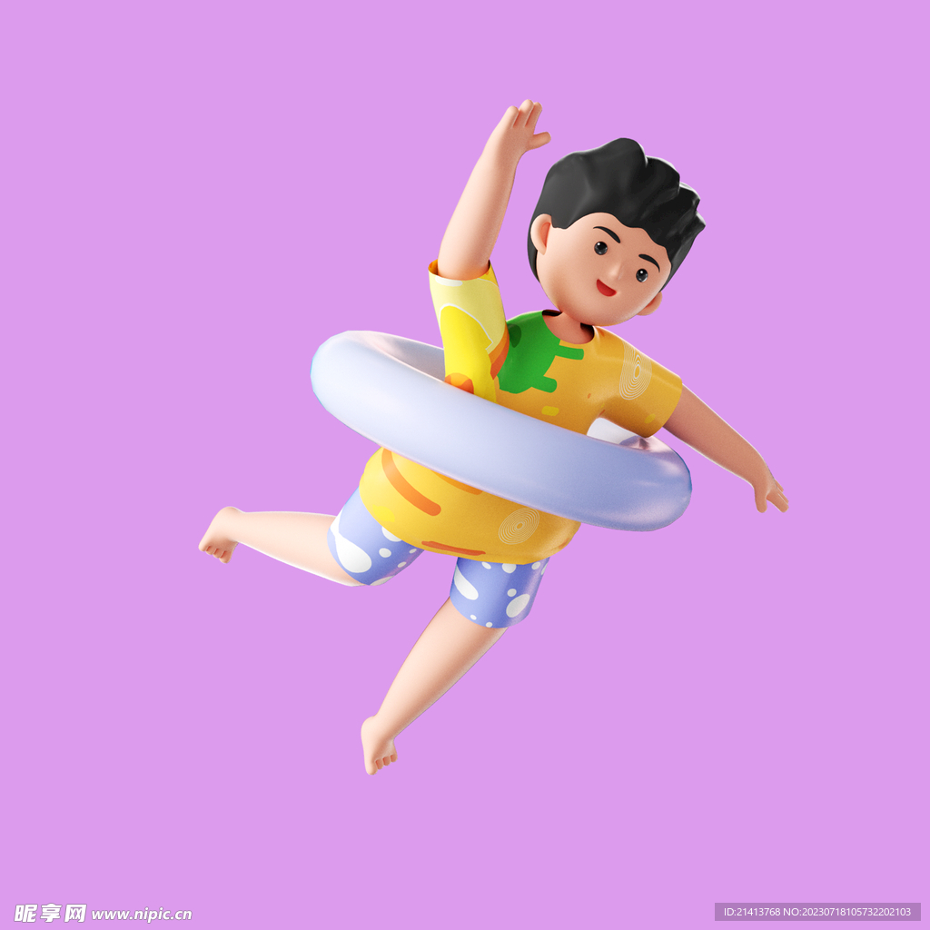 3D动画男孩 