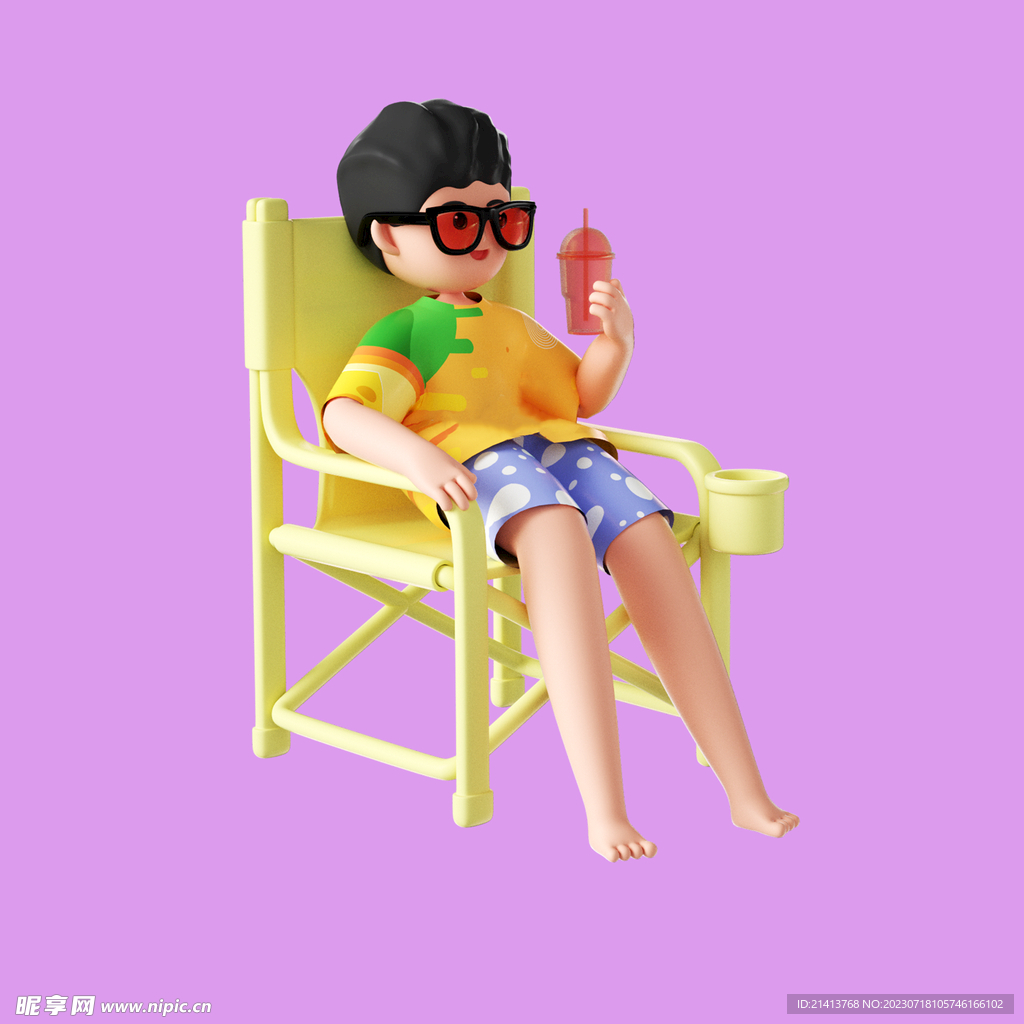 3D动画男孩