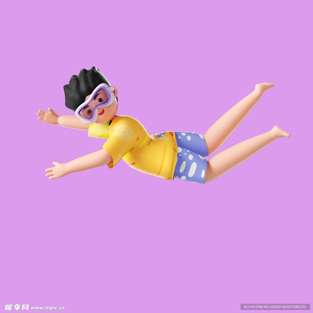 3D动画男孩 