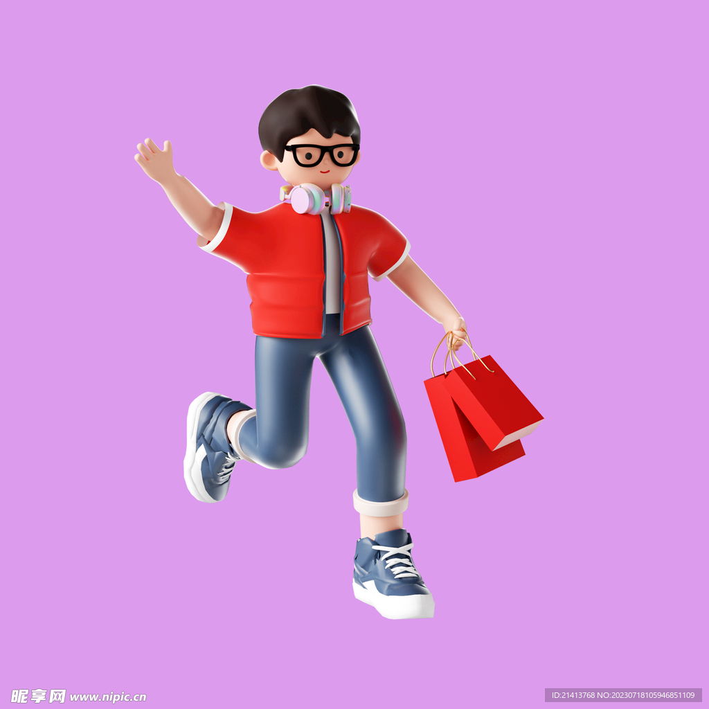 3D动画男孩 