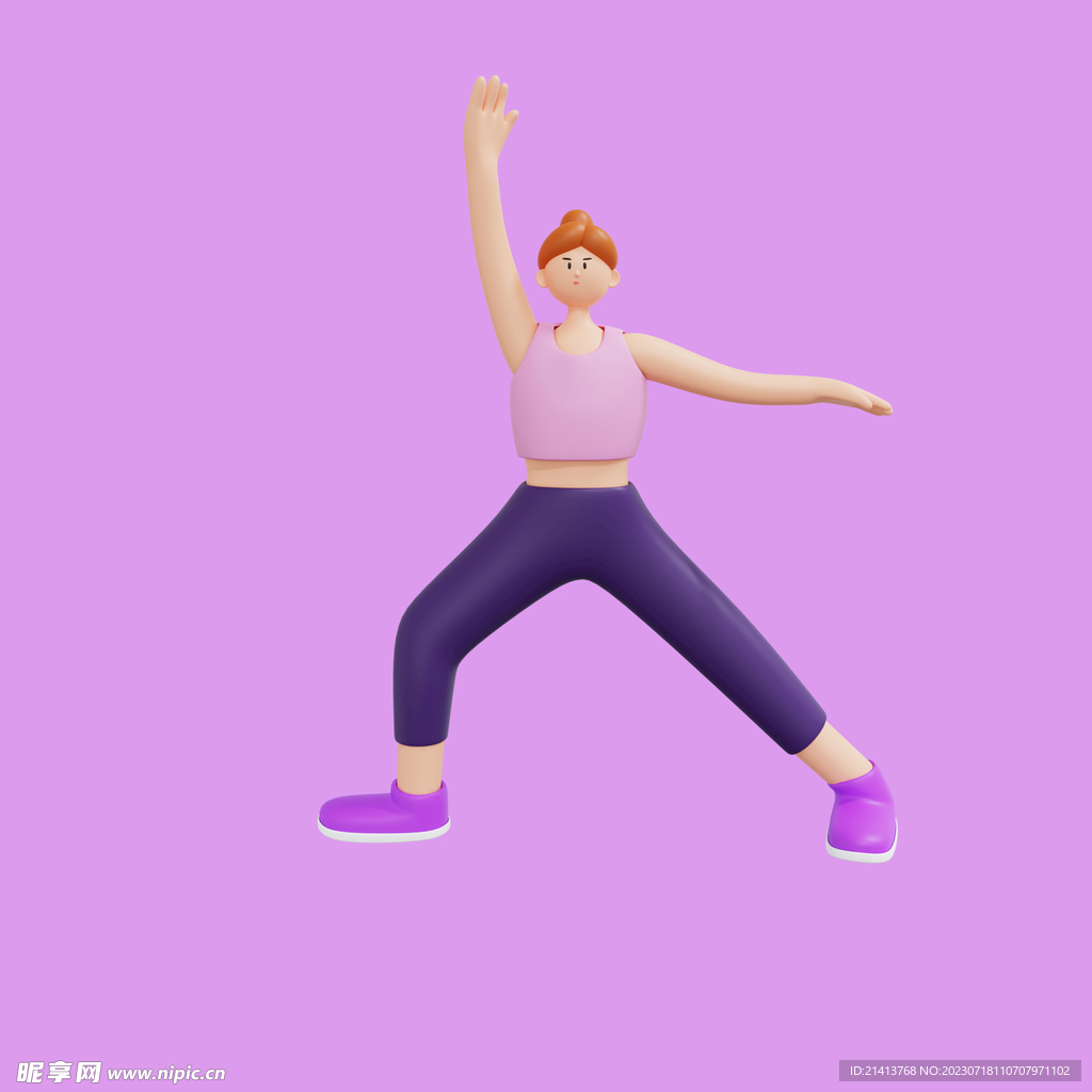 3D动画女孩 
