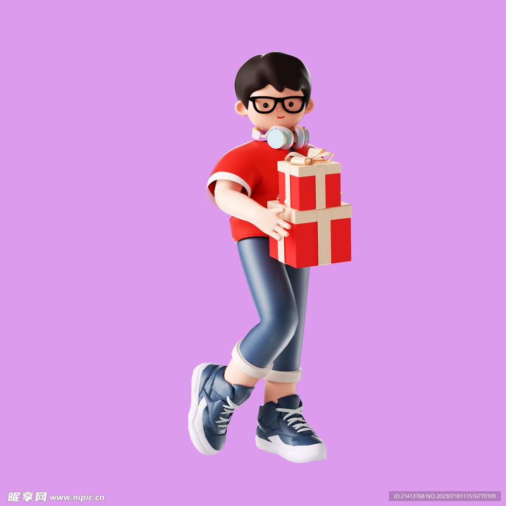 3D人物礼品 