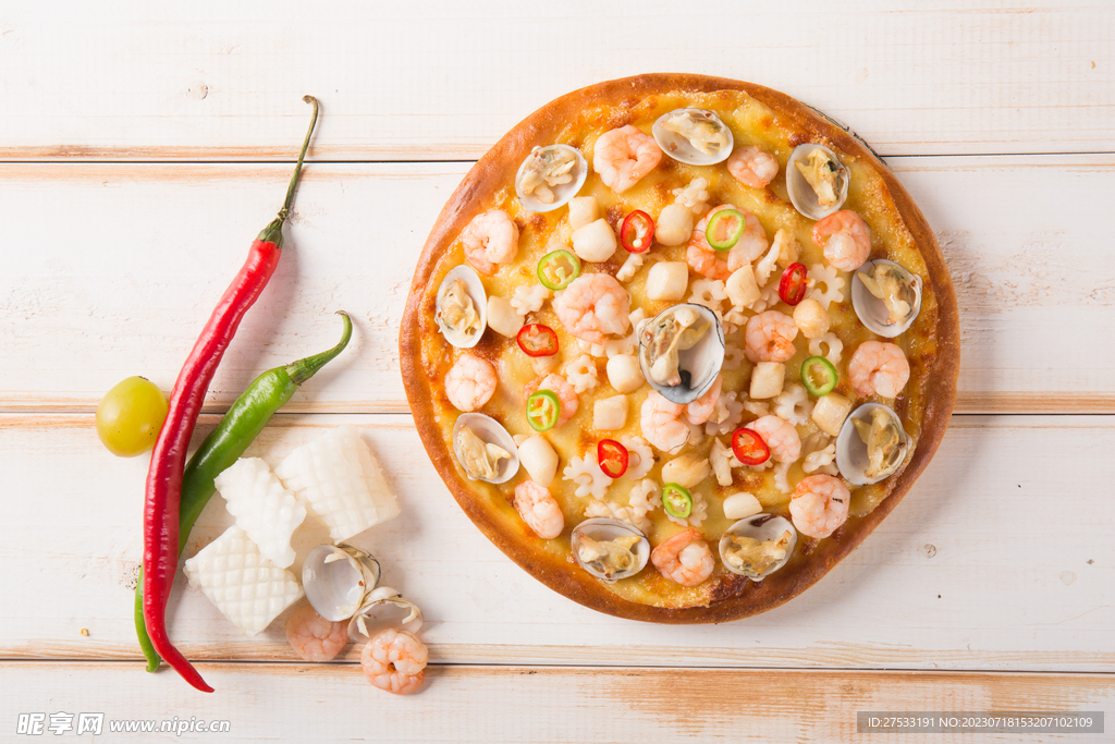 夏威夷 风情 披萨 西餐