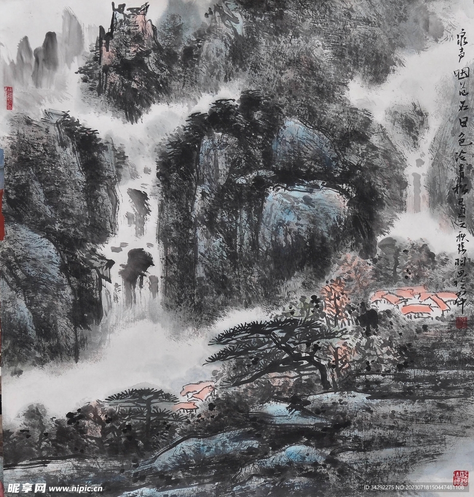 国画山水画