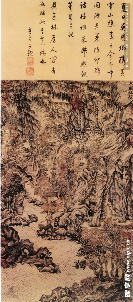 国画山水画