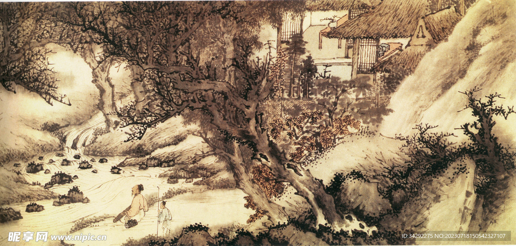 国画山水画
