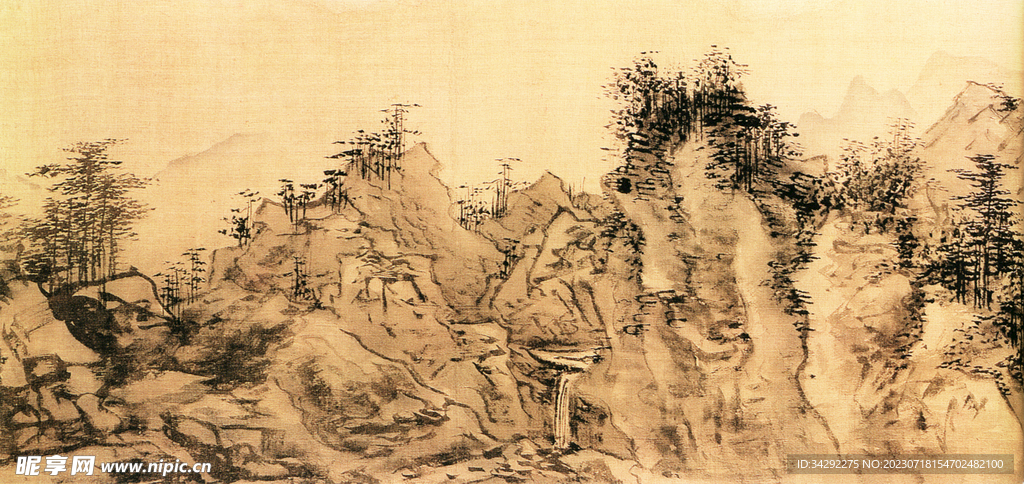 山水画背景