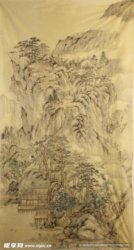 山水画背景