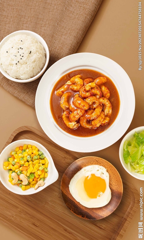 小龙虾盖饭   浇汁   套餐