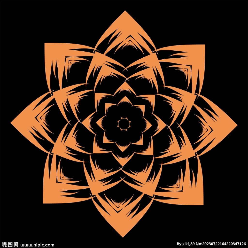 复古花纹素材