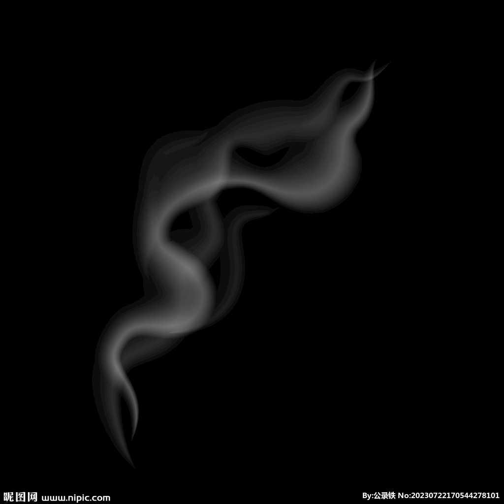 白色烟雾缭绕免抠素材