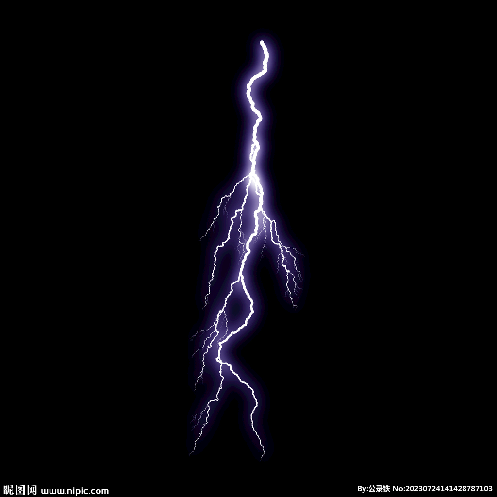 线状惊雷闪电