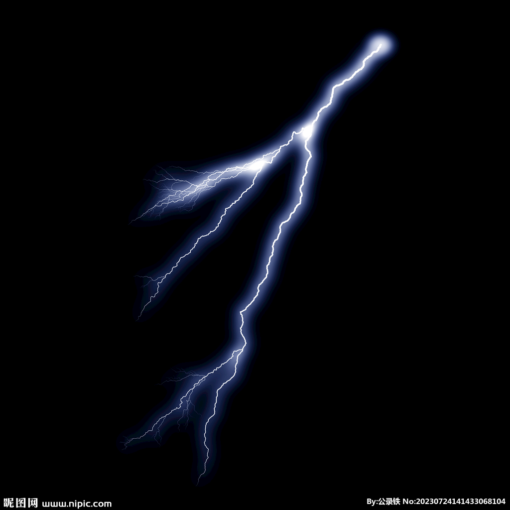 线状惊雷闪电