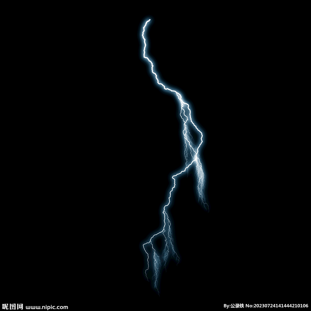 线状惊雷闪电