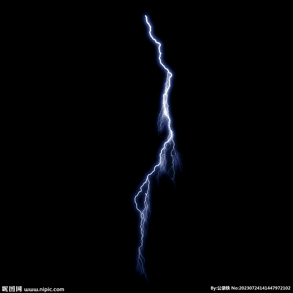 线状惊雷闪电
