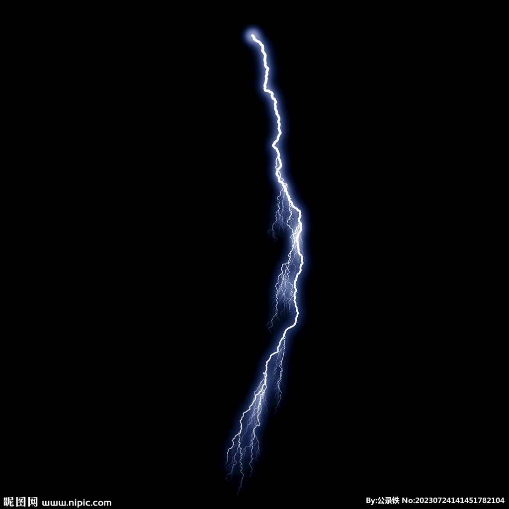 线状惊雷闪电