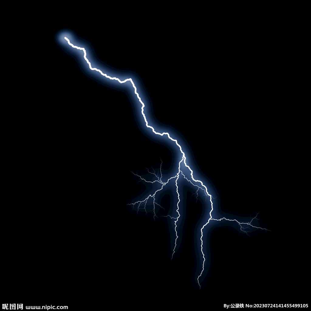线状惊雷闪电