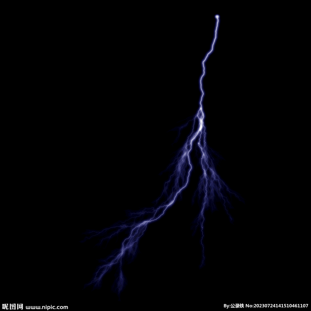 线状惊雷闪电