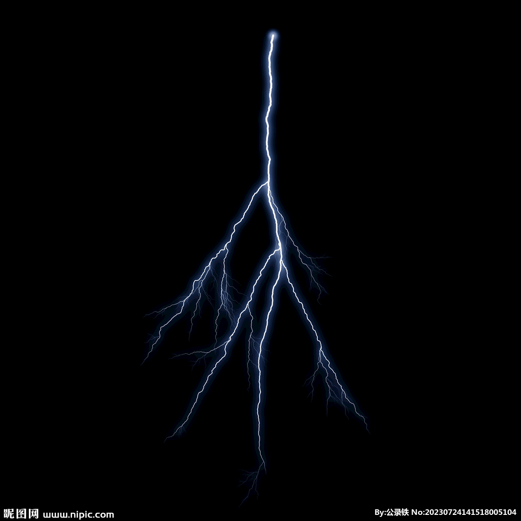 线状惊雷闪电