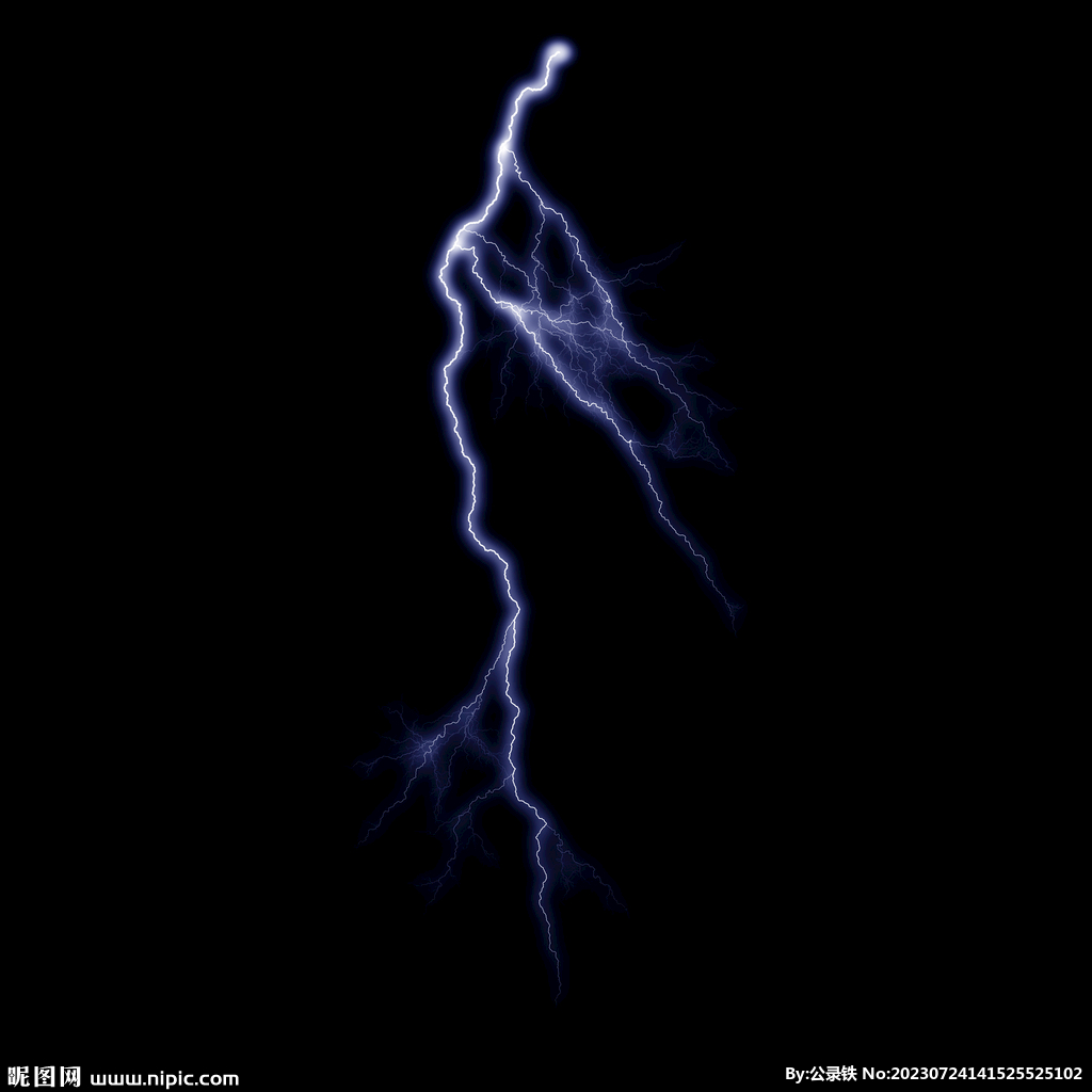 线状惊雷闪电