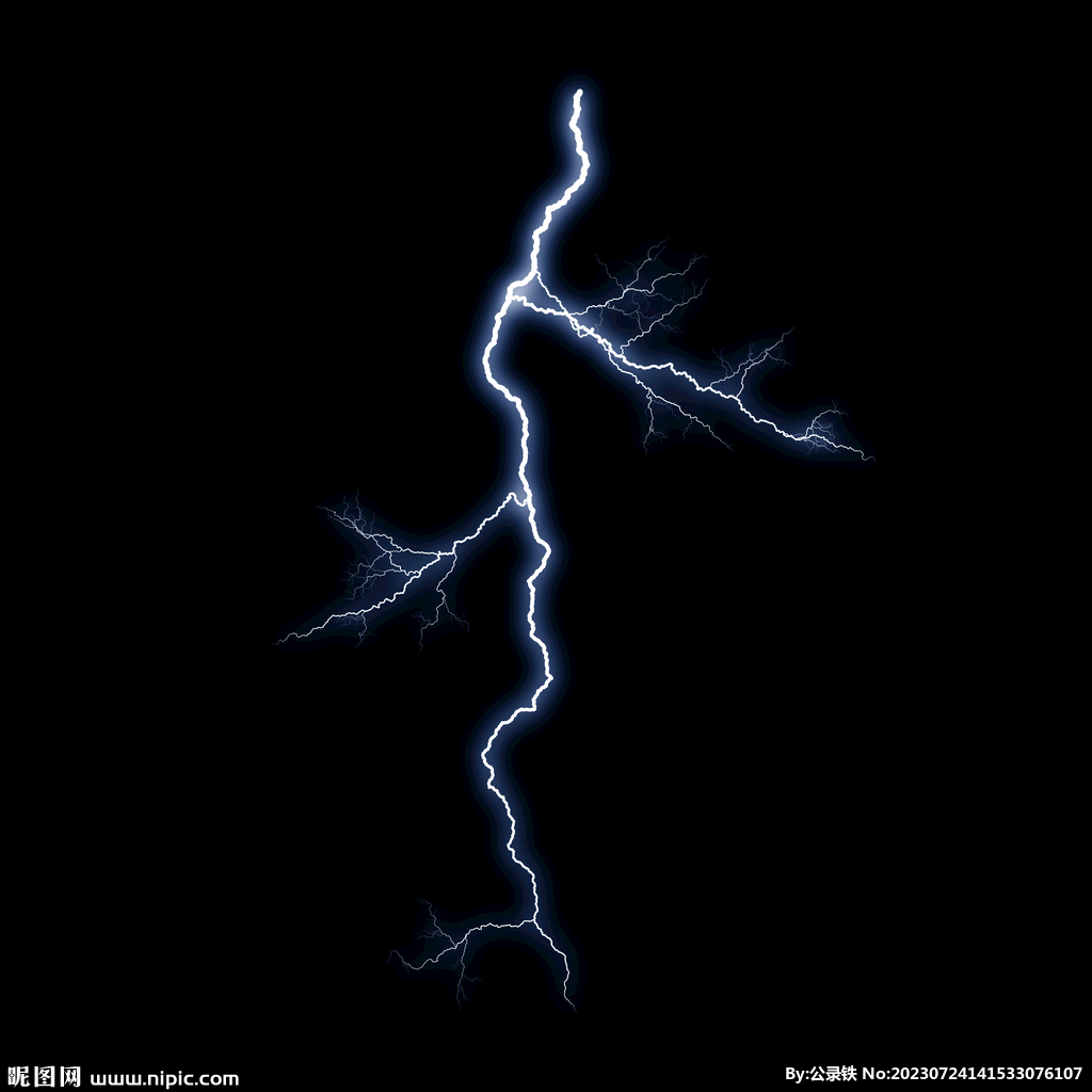 线状惊雷闪电