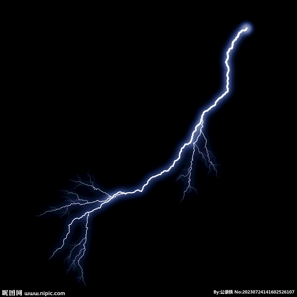 线状惊雷闪电