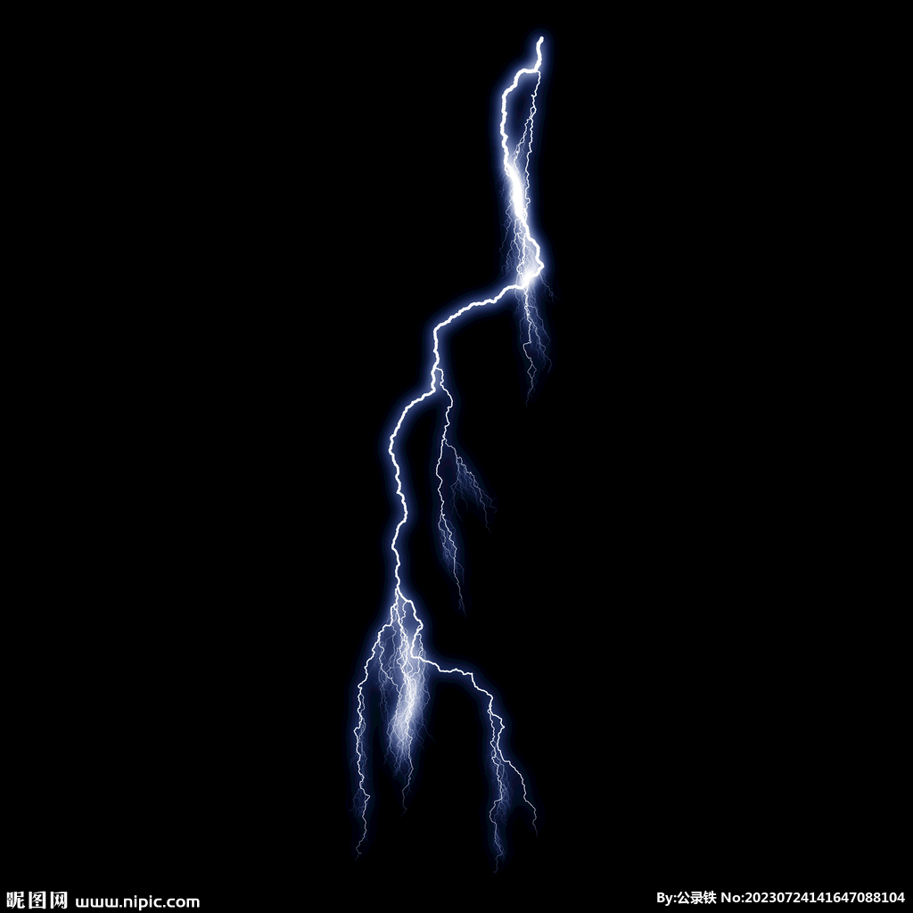 线状惊雷闪电