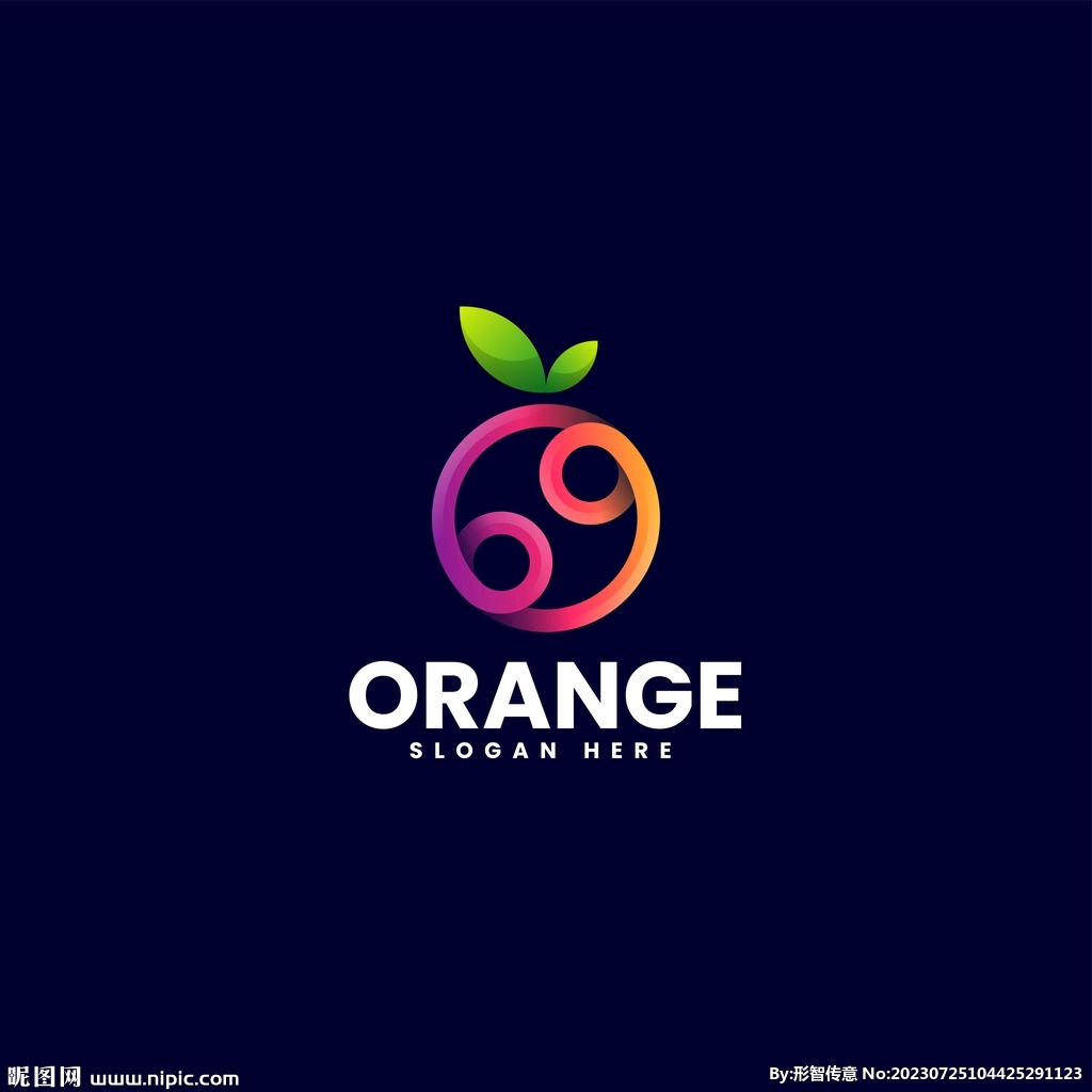 创意水果图形标志