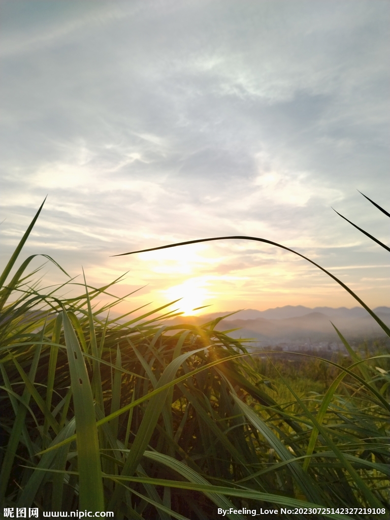 落日 黄昏 