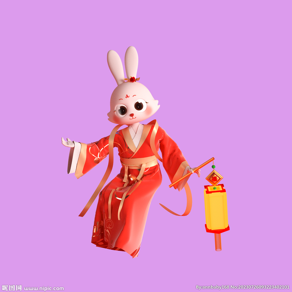 3D动画兔子 
