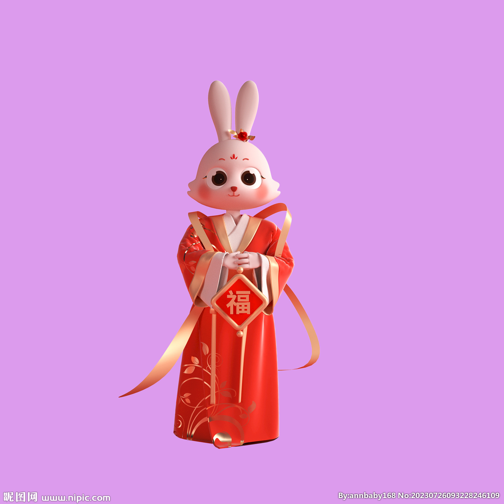 3D动画兔子 