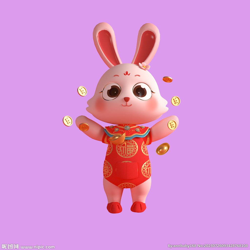 3D动画兔子 