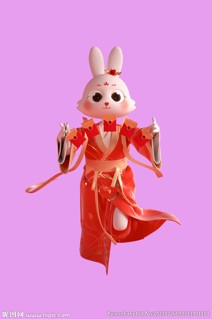3D动画兔子 