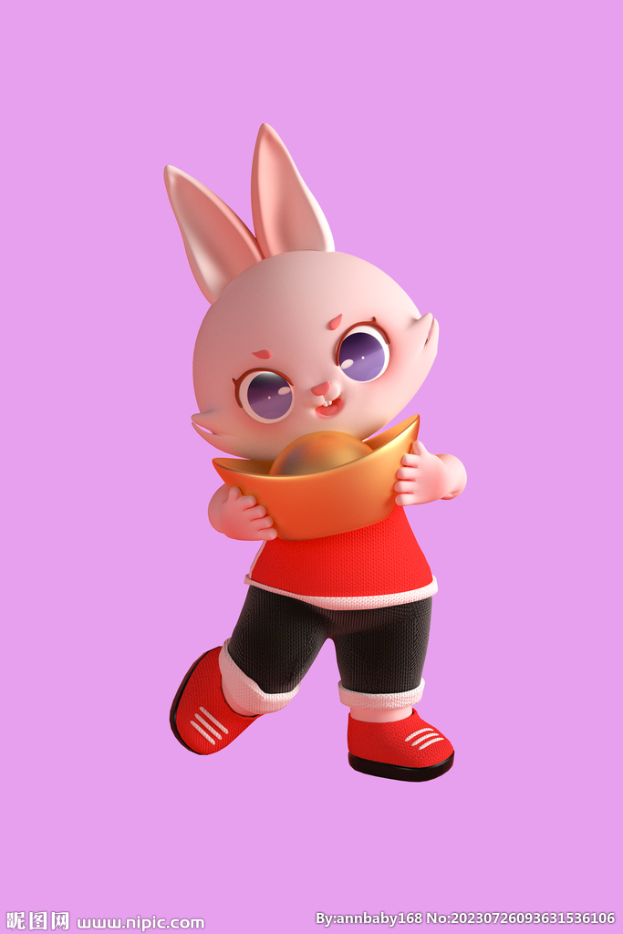 3D动画兔子 