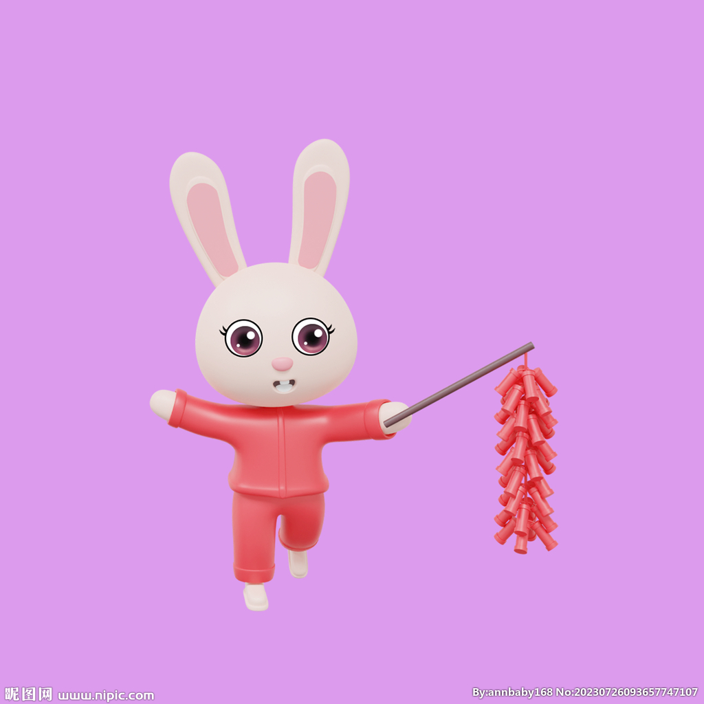 3D动画兔子 