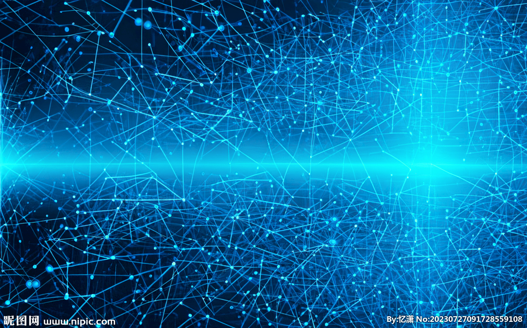 蓝色科技背景