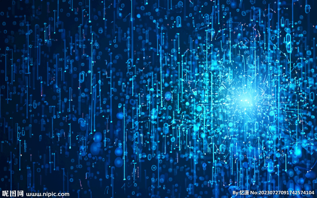 蓝色科技背景