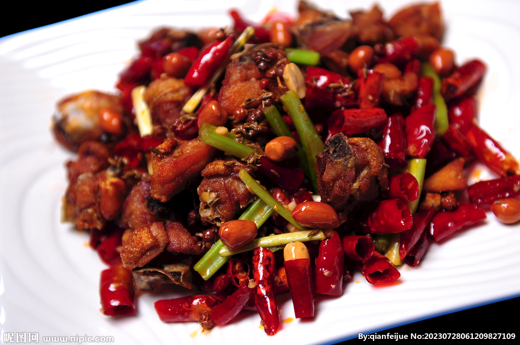 辣子鸡炒菜