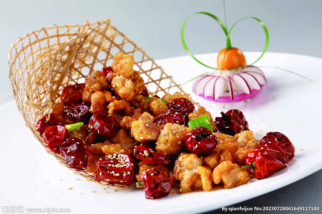 辣子鸡炒菜