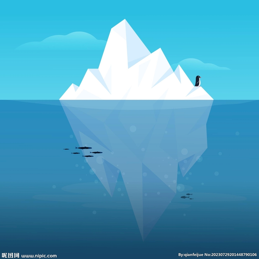 冰山插画