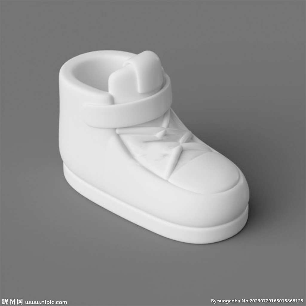 C4D模型 卡通鞋子