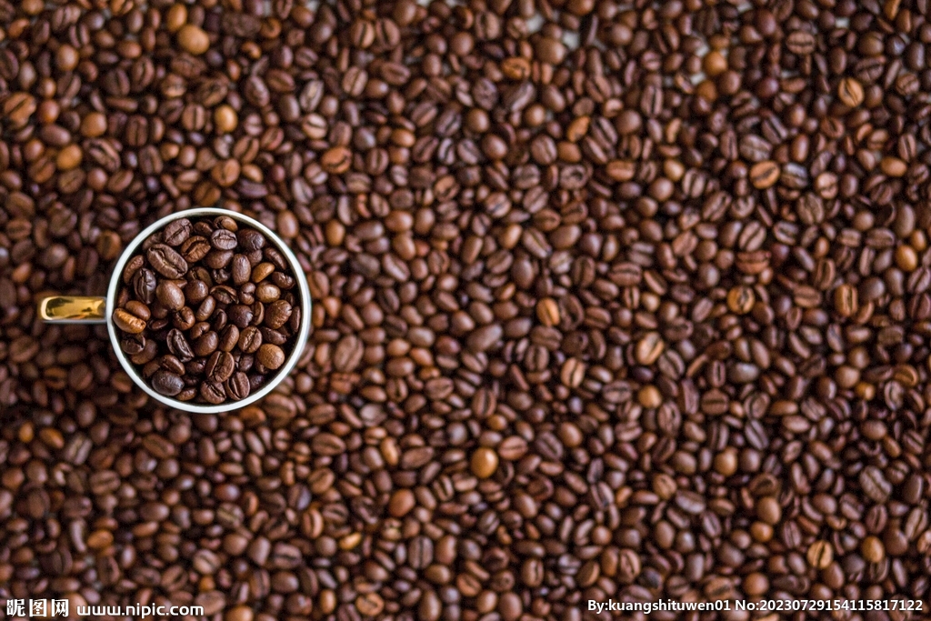 咖啡豆摄影图片