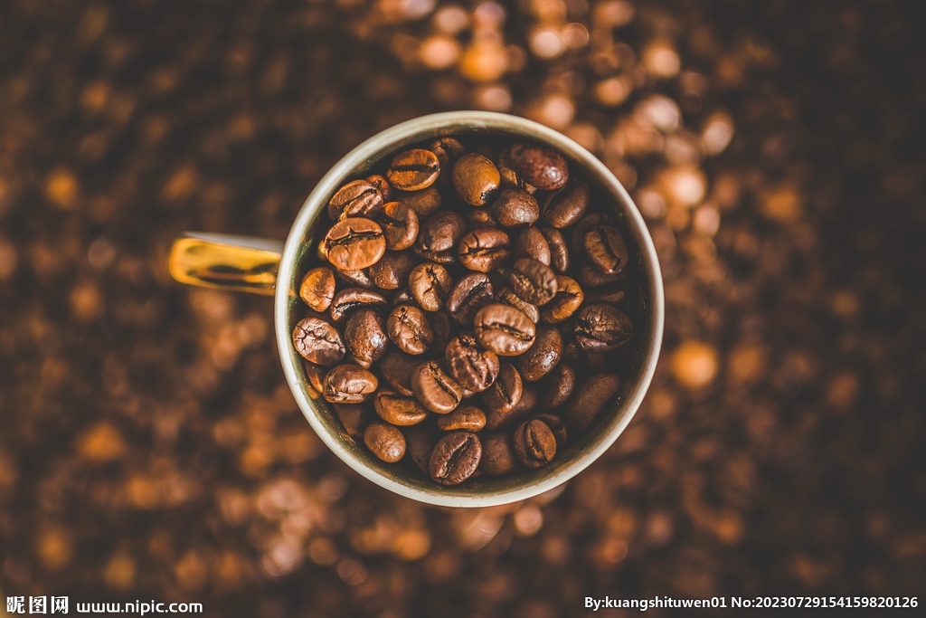 咖啡豆摄影图片