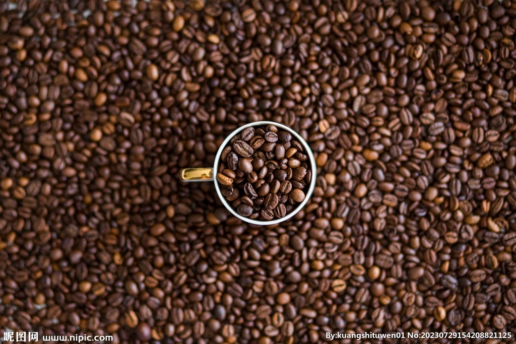 咖啡豆摄影图片