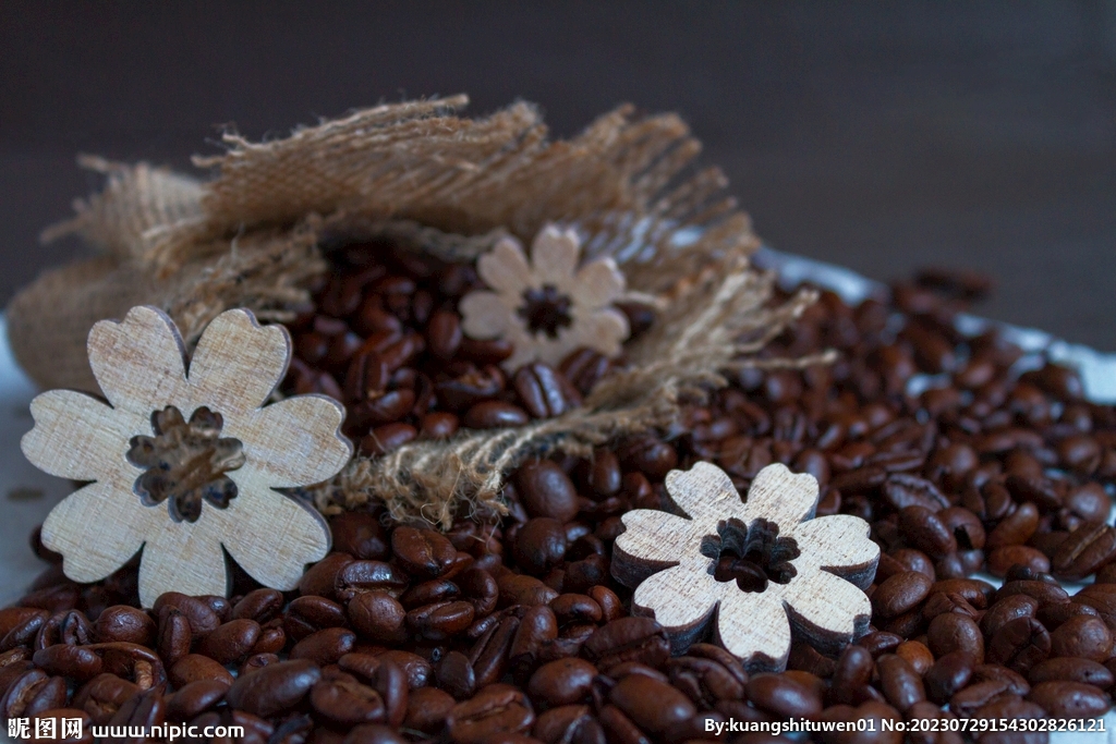 咖啡豆摄影图片