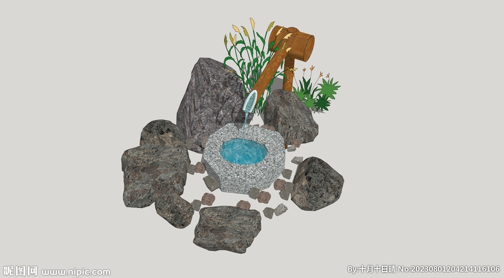 乡村庭院小品