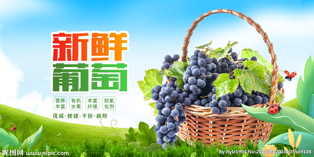 新鲜葡萄