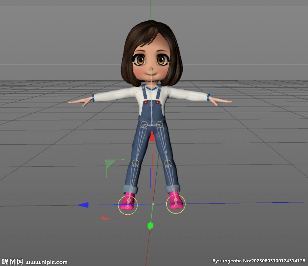 C4D模型 卡通人物