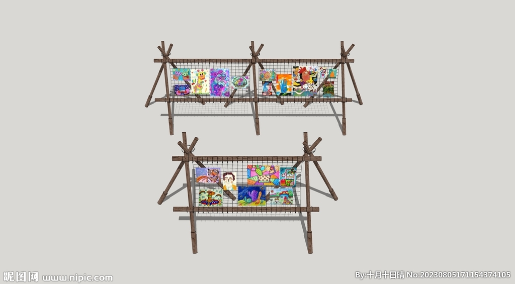 民俗晒画架