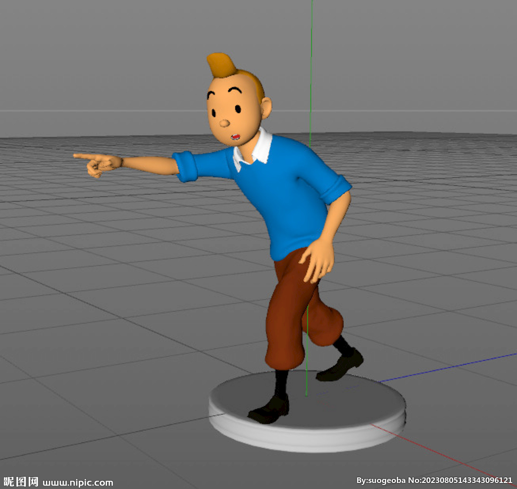 C4D模型 卡通人